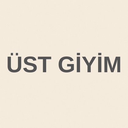 Üst Giyim