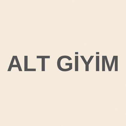 Alt Giyim