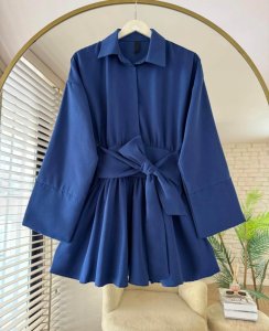 Beli Kuşaklı Gömlek